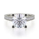 MICHAEL M Engagement Rings 18K White Gold Love R697-2 R697-2WG