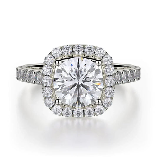 MICHAEL M Engagement Rings 18K White Gold Monaco R615-2 R615-2WG