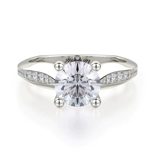 MICHAEL M Engagement Rings 18K White Gold Monaco R651-1 R651-1WG