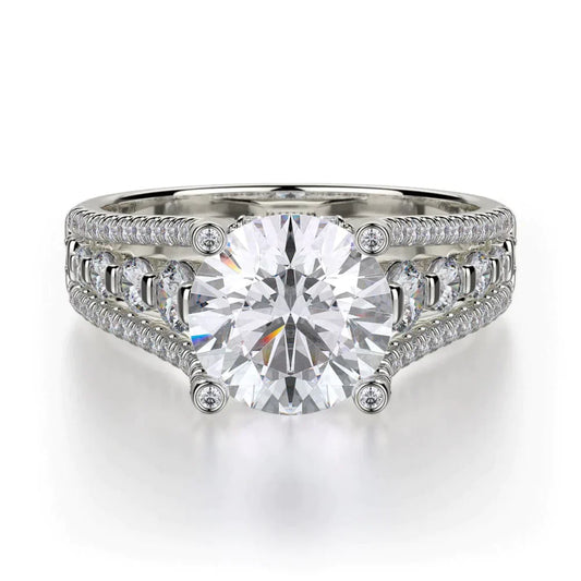 MICHAEL M Engagement Rings 18K White Gold Stella R306S-1.5 R306S-1.5WG