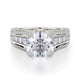 MICHAEL M Engagement Rings 18K White Gold Stella R416-2 R416-2WG