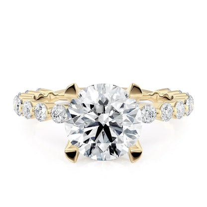MICHAEL M Engagement Rings 18K Yellow Gold Crown R791-2