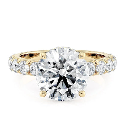 MICHAEL M Engagement Rings 18K Yellow Gold Crown R793-3 R793-3YG
