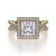 MICHAEL M Engagement Rings 18K Yellow Gold Defined R738-2 R738-2YG