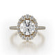 Michael M Center Stone Prong Round Engagement Ring
