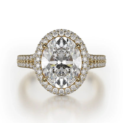 MICHAEL M Engagement Rings 18K Yellow Gold Defined R778-3 R778-3YG
