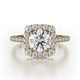 MICHAEL M Engagement Rings 18K Yellow Gold Defined R784-2 R784-2YG