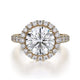 MICHAEL M Engagement Rings 18K Yellow Gold Europa R320L-3 R320L-3YG