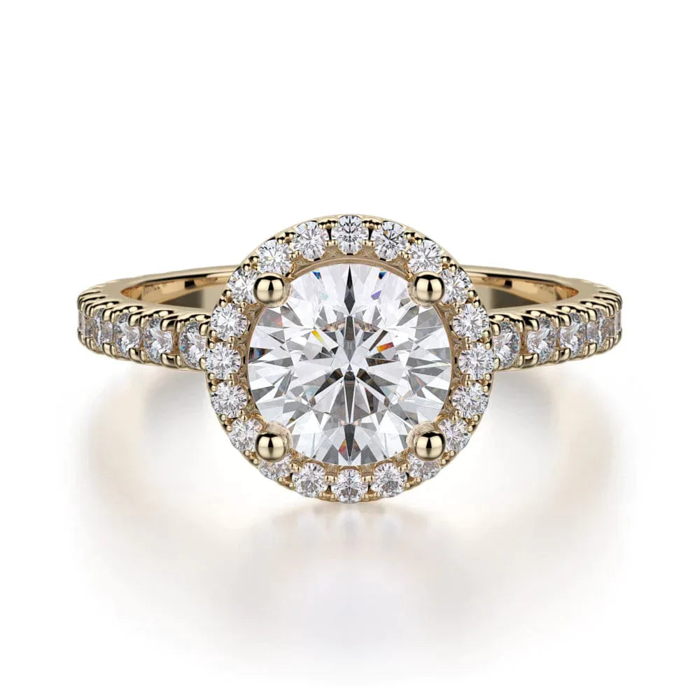 MICHAEL M Engagement Rings 18K Yellow Gold Europa R320S-1 R320S-1YG