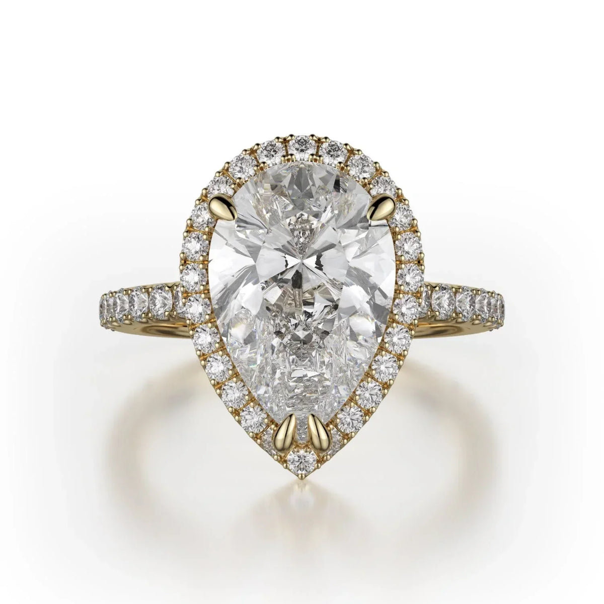 MICHAEL M Engagement Rings 18K Yellow Gold Europa R320S-2PR R320S-2PR-YG