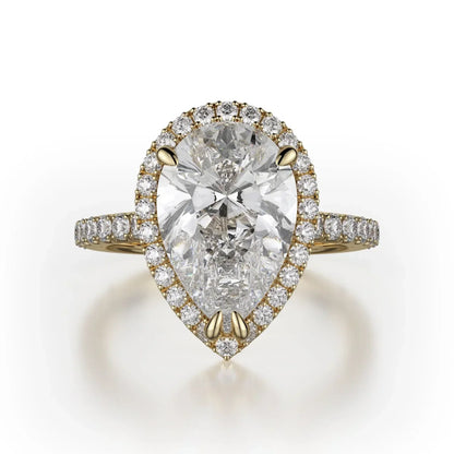 MICHAEL M Engagement Rings 18K Yellow Gold Europa R320S-2PR R320S-2PR-YG