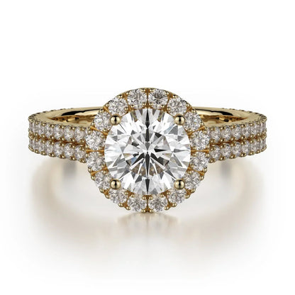 MICHAEL M Engagement Rings 18K Yellow Gold Europa R456-1 R456-1YG