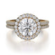 MICHAEL M Engagement Rings 18K Yellow Gold Europa R456-2 R456-2YG