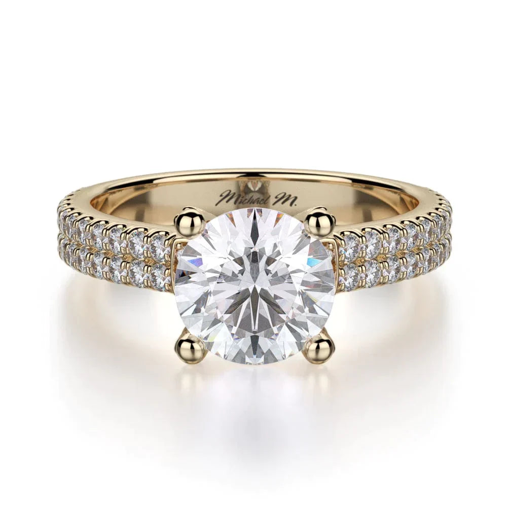 MICHAEL M Engagement Rings 18K Yellow Gold Europa R483-1 R483-1YG