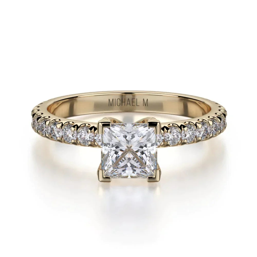 MICHAEL M Engagement Rings 18K Yellow Gold Europa R493-0.75 R493-0.75YG