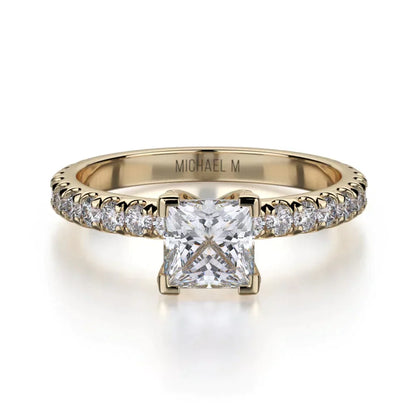 MICHAEL M Engagement Rings 18K Yellow Gold Europa R493-0.75 R493-0.75YG