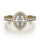 MICHAEL M Engagement Rings 18K Yellow Gold Europa R501-1 R501-1YG