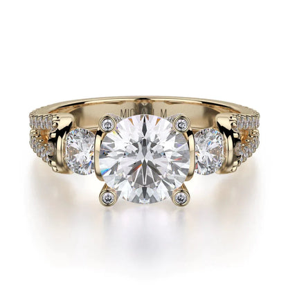 MICHAEL M Engagement Rings 18K Yellow Gold Europa R505-1 R505-1YG