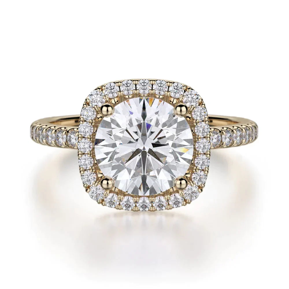 MICHAEL M Engagement Rings 18K Yellow Gold Europa R536S-1.5 R536S-1.5YG