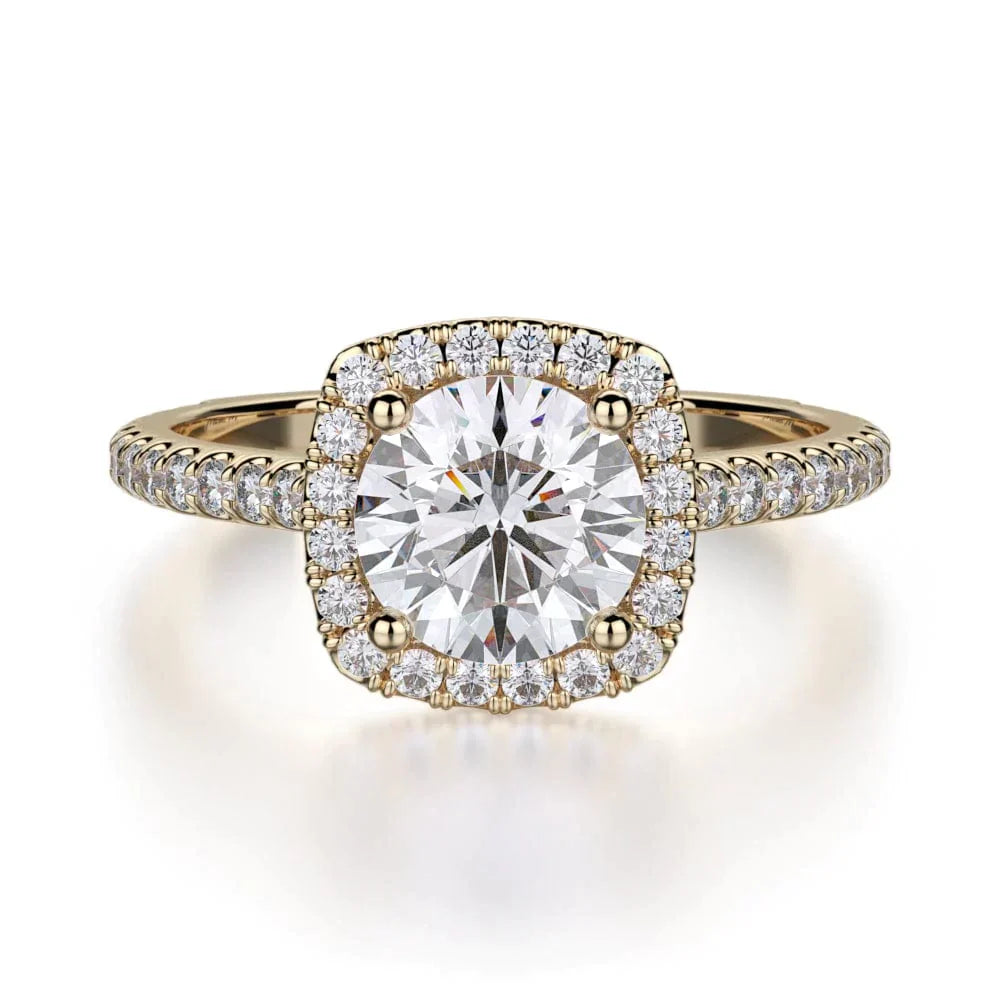 MICHAEL M Engagement Rings 18K Yellow Gold Europa R539S-1 R539S-1YG