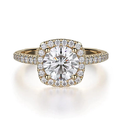 MICHAEL M Engagement Rings 18K Yellow Gold Europa R539S-1 R539S-1YG