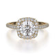 MICHAEL M Engagement Rings 18K Yellow Gold Europa R539S-1 R539S-1YG