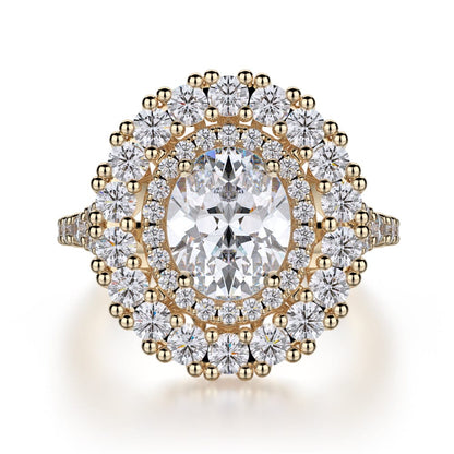 MICHAEL M Engagement Rings 18K Yellow Gold Europa R718-2 R718-2YG