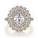 MICHAEL M Engagement Rings 18K Yellow Gold Europa R718-2 R718-2YG