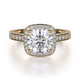 Michael M Pav�� Round Engagement Ring