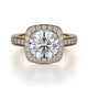 MICHAEL M Engagement Rings 18K Yellow Gold Love R378-2 R378-2YG