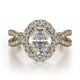 MICHAEL M Engagement Rings 18K Yellow Gold Love R454-2 R454-2YG
