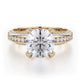 MICHAEL M Engagement Rings 18K Yellow Gold Love R457-2 R457-2YG