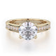 MICHAEL M Engagement Rings 18K Yellow Gold Love R461-2 R461-2YG