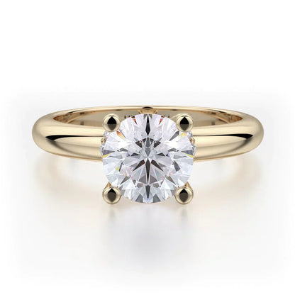 Michael M Solitaire Round Engagement Ring