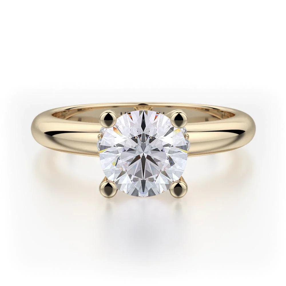 MICHAEL M Engagement Rings 18K Yellow Gold Love R517-1 R517-1YG