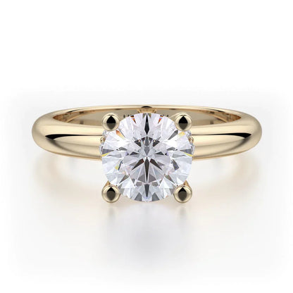 MICHAEL M Engagement Rings 18K Yellow Gold Love R517-1 R517-1YG