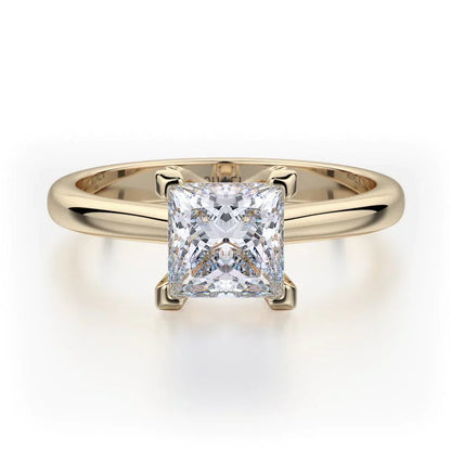 Michael M Solitaire Princess Engagement Ring