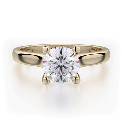 MICHAEL M Engagement Rings 18K Yellow Gold Love R519-1 R519-1YG