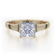 MICHAEL M Engagement Rings 18K Yellow Gold Love R522-1 R522-1YG