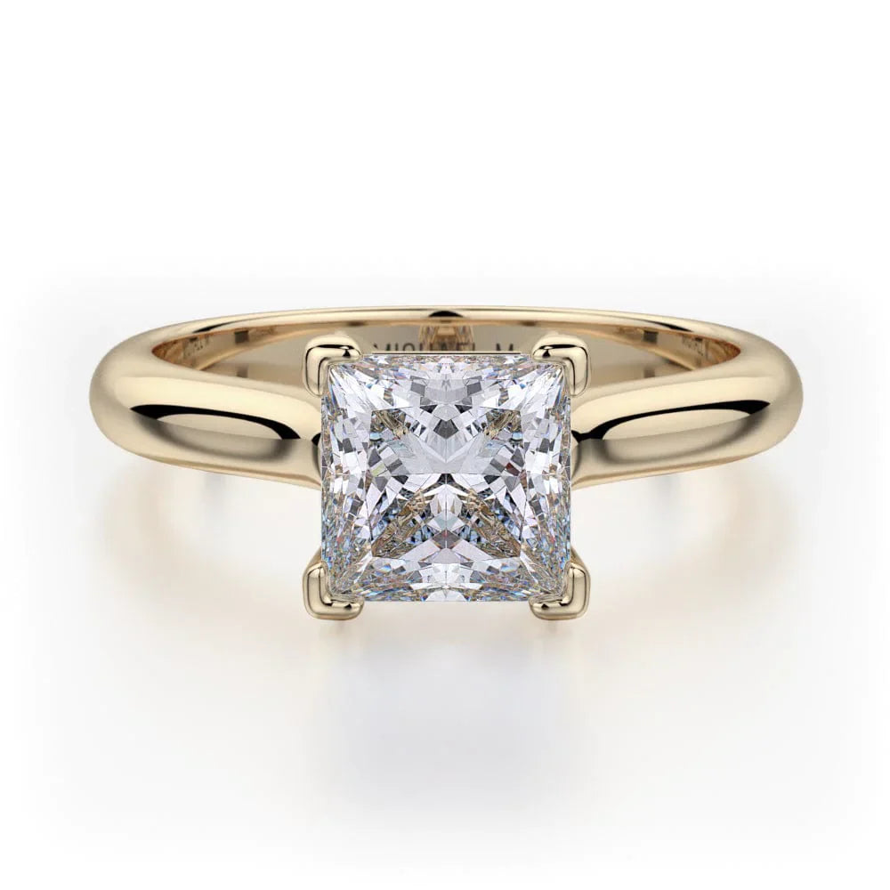 MICHAEL M Engagement Rings 18K Yellow Gold Love R523-1 R523-1YG