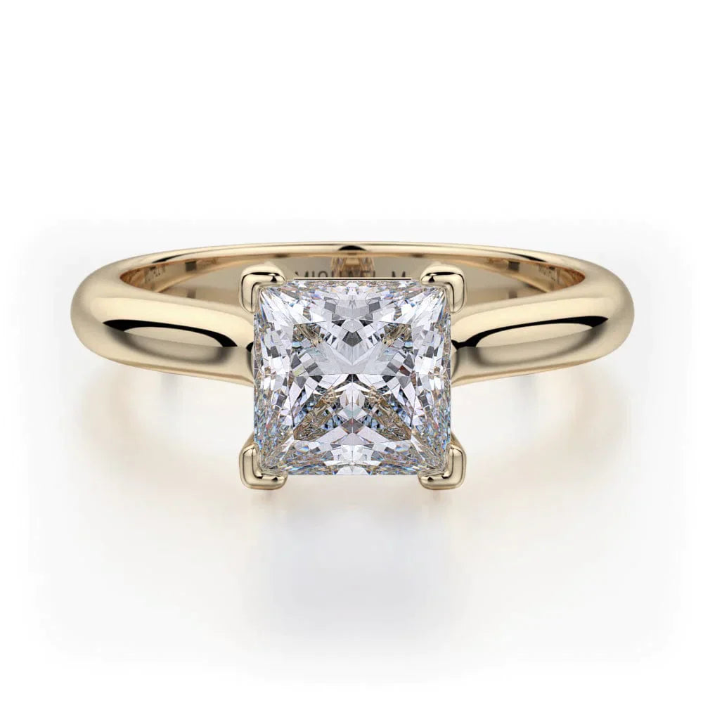 MICHAEL M Engagement Rings 18K Yellow Gold Love R523-1 R523-1YG