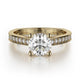 Michael M Round Engagement Ring
