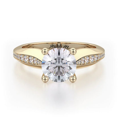 Michael M Pav�� Round Engagement Ring
