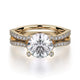 MICHAEL M Engagement Rings 18K Yellow Gold Monaco R612-2 R612-2YG