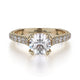MICHAEL M Engagement Rings 18K Yellow Gold Stella R655S-1 R655S-1YG