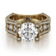 MICHAEL M Engagement Rings 18K Yellow Gold Strada R421-2 R421-2YG