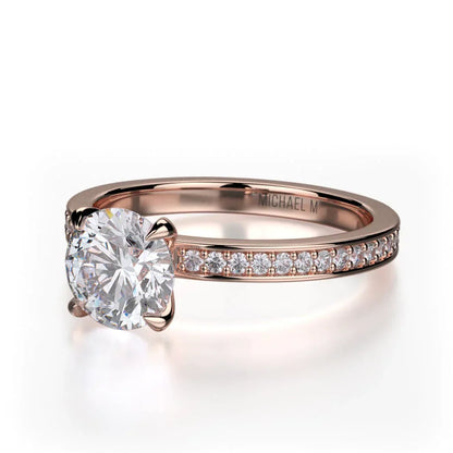 Michael M Pav�� Round Engagement Ring