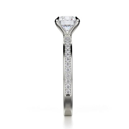 Michael M Pav�� Round Engagement Ring