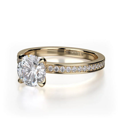 Michael M Pav�� Round Engagement Ring