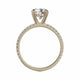 Michael M Center Stone Claw Prong Round Engagement Ring